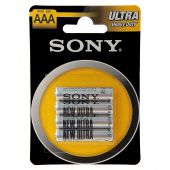 Батарейка AAA Sony New Ultra R03 солевая (4 шт/упак.) мизинчиковая