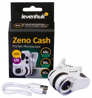 Микроскоп карманный для проверки денег Levenhuk Zeno Cash ZC8