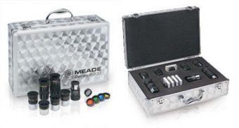 Набор окуляров Meade серии 4000 и фильтров в алюминиевом кейсе