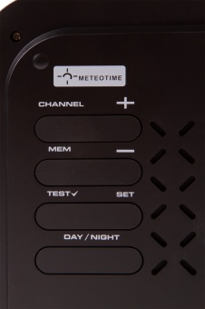 Часы настенные Bresser MyTime Meteotime LCD, черные